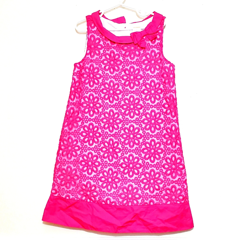 Gymboree Hot Pink Floral Sleeveless Dress